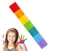 Inchiostratore arcobaleno, inchiostratore multicolore lavabile, s inchiostratori multicolori a nastro lungo, per la fabbricazione di carte, Scrapbook, pittura per, fai da te