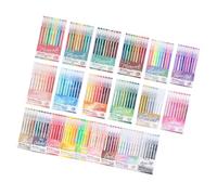 Inchiostri acrilici a punta fluorescente da 0,6 mm, inchiostro acrilico ad asciugatura rapida, per prendere appunti, scrivere a diari, codifica a colori, evidenziare la scuola