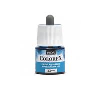 Inchiostro Aquarelle - PEBEO - Colorex - 45 ml - Colore Ciano - Misto