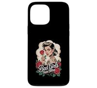 Inchiostro Bad Girls Better Pinup Roses Custodia per iPhone 13 Pro Max