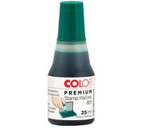 Inchiostro COLOP a base d'acqua non tossico 801 Premium (verde 25 ml)