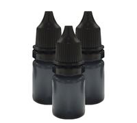 Inchiostro di ricambio per timbri, 10 ml, inchiostro di ricambio per timbri, multiuso, autoinchiostrante, facile da ricaricare, inchiostro nero portatile per lettere, pacchi, buste