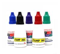 Inchiostro di ricarica da 25 cc a base d'acqua per autoinchiostrante, per timbri e datari che offrono un'applicazione di inchiostro liscia e controllata per ridurre le sbavature (viola)