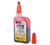 Inchiostro di ricarica per pennarello permanente | 72 ore pennarello permanente a inchiostro di ricarica super colore | Pigmento di lunghezza di 72 ore, per penna multicolore a base di olio