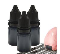 Inchiostro di ricarica per timbri - Inchiostro di ricambio multiuso da 10 ml | Inchiostro di ricarica portatile per lettere, buste, sacchetti della spesa, forniture per ufficio e artigianato