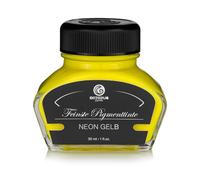 Inchiostro evidenziatore per penne stilografiche, inchiostro permanente per scrivere, marcare e disegnare, giallo neon, 30 ml