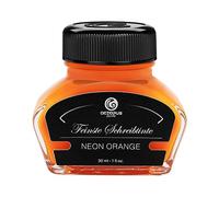 Inchiostro evidenziatore per penne stilografiche, inchiostro permanente per scrivere, marcare e disegnare, arancio neon, 30 ml