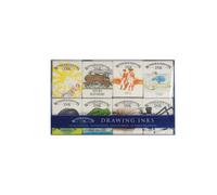 INCHIOSTRO IN CHINA 14ML. DA DISEGNO DRAWING INK WINSOR&NEWTON SET WILLIAM