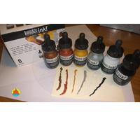 INCHIOSTRO INCHIOSTRI ACRILICO LIQUITEX INK SET IRIDESCENT colori aerografo