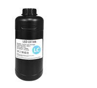 Inchiostro LED da 1000 ml compatibile con la testina di stampa Xaar 1201 stampante flatbed 1201 che polimerizza l'inchiostro 3D Tablet morbido duro neutro(1000ML 1201 Hard-LC)
