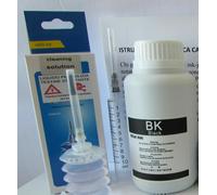 INCHIOSTRO NERORICARICA CARTUCCE HP 339 - KIT DI 250 ML + LIQUIDO TESTINA