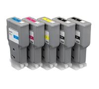 Inchiostro per Canon iPF680 iPF685 iPF780 iPF785/PFI-207 MBK BK C M Y 300ml