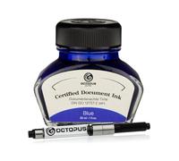 Inchiostro per documenti Blue, convertitore, certificato DIN ISO 12757-2, 30ml