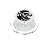Inchiostro per lavori neri con codice Morse Faro nautico PopSockets PopGrip per MagSafe