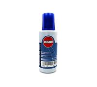 Inchiostro per Timbri Manuali a Tampone, Ricarica Cuscinetti Inchiostrati, Flacone da 30 ml, Colore Blu, Confezione da 12 Pezzi
