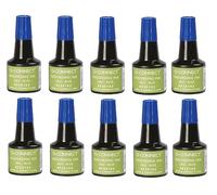Inchiostro per timbri Q-Connect senza olio 28 ml blu KF25103
