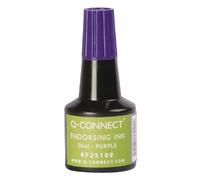 Inchiostro per timbri Q-Connect senza olio 28 ml viola KF25109