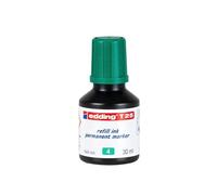 Edding T25 Flacone di ricarica per pennarello indelebile - Capacità 30 ml - Colore verde
