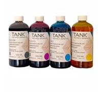 inchiostro pigmentato per plotter Canon serie TC-20- TC-21- TC 21M business 500 ml x 4 flaconi PFI-050 compatibile alta qualita' colori brillanti, Black,magenta,yellow,ciano