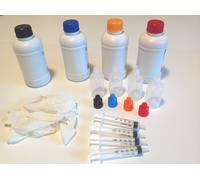 KIT X4 FLACONI 250 ML COLORI RICARICA PER HP CARTUCCE 933-932 OfficeJet 6100