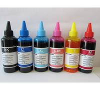 INCHIOSTRO UNIVERSALE COMPATIBILE PER TUTTE LE STAMPANTI EPSON 6 X 100 ML + +