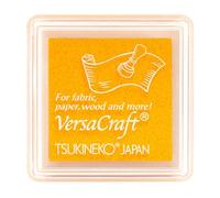 Inchiostro VERSACRAFT per tessuti colore giallo Saffron 33 x 33 mm. Cuscinetto