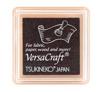 Inchiostro VERSACRAFT per tessuti colore nero Espresso 33 x 33 mm. Cuscinetto