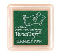 Inchiostro VERSACRAFT per tessuti colore verde Moss 33 x 33 mm. Cuscinetto