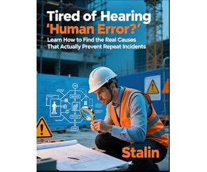 “INCIDENT INVESTIGATION” Tired of Hearing "Human Error"? Learn How to Find the Real Causes That Actually Prevent Repeat Incidents
