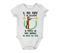 Incidiamo Body neonato PERSONALIZZABILE Cacciatore Papà Nonno Zio Padrino body neonato divertenti