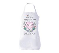 Incidiamo Grembiule da cucina Sorella Regalo Non tutti hanno la fortuna di avere una Sorella come la mia Idea Regalo taglia Unica