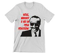 Incidiamo T-Shirt Maglietta Divertente Sole Whisky e Sei in Pole Position - Idea Regalo Uomo Taglie dalla S alla XXL