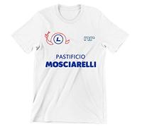 Incidiamo T-Shirt Uomo Film Cult L'allenatore nel Pallone - Maglia Longobarda - Film Cult Italiani- Maglietta Manica Corta Bianca Taglia L
