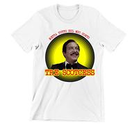 Incidiamo T-Shirt Uomo Film Cult Ugo Calboni Metta Tutto sul Mio Conto Tre scotches - Film Cult Italiani - Maglietta Manica Corta Bianca Taglia XL