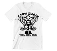 Incidiamo T-Shirt Uomo Film Cult Ugo Coppa Cobram vincila con la Bomba - Film Cult Italiani - Maglietta Manica Corta Bianca Taglia XL