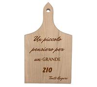 Incidiamo Tagliere da Cucina Zio Un Piccolo Pensiero per Un Grande Zio - Idea Regalo Compleanno Zio