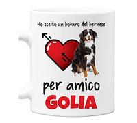 Incidiamo Tazza Bovaro del Bernese Personalizzabile Uomo Ho Scelto per amico PERSONALIZZA con Il Nome del Tuo Cane
