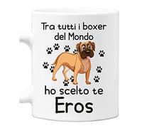 Incidiamo Tazza Boxer PERSONALIZZABILE Ho scelto te PERSONALIZZA CON IL NOME DEL TUO CANE