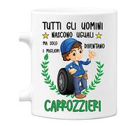 Incidiamo Tazza Carrozziere divertente Mestieri Tutti gli uomini nascono uguali, ma solo i migliori diventano carrozzieri tazza mug divertente mestieri