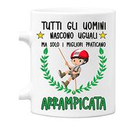 Incidiamo Tazza Climbing Divertente Mestieri Sport Hobby Tutti Gli Uomini Nascono Uguali, ma Solo i Migliori praticano arrampicata Tazza Mug divertenti