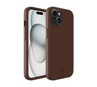 Incipio Cru. - Custodia protettiva per iPhone 15, iPhone 14 e iPhone 13, protezione contro le cadute, compatibile wireless e 5G, confezione riciclata senza plastica e compatibile con MagSafe (ecopelle