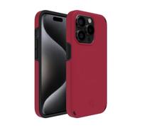 Incipio Duo - Custodia MagSafe per iPhone 15 Pro, colore: Cremisi/Nero