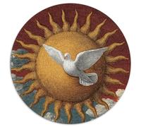 Incisione a Colori del XIX Secolo Sole e colomba 1000pcs (67.5x67.5cm) Puzzle Adatto Per Adulti E Folla Dai 14 Anni in Su