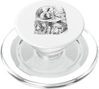 Incisione Caterpillar Blu Fumo - Alice nel Paese delle Meraviglie PopSockets PopGrip per MagSafe