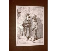 Incisione del 1866 L'amico dei fanciulli Autore da identificare (Doré?)