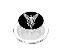 Incisione mitica del guardiano alato classico PopSockets PopGrip per MagSafe