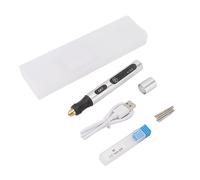 Incisore elettrico portatile per incisione su vetro e metalli, penna incisore cordless 4.2V 300mAh - precisione variabile, design ergonomico, ideale per artigiani e hobbisti