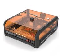 Incisore laser Genmitsu L8, macchina per l'incisione laser da 40000 mm/min, potenza di uscita 40W, contenitore acrilico incorporato con sfiato, pompa di assistenza all'aria, nido d'ape, telecamera