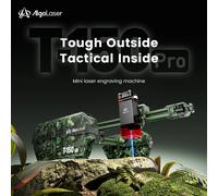 Incisore laser portatile Algolaser T150 Pro, macchina per incisione e taglio preinstallata per legno, metallo, marcatura di anelli e incisione.