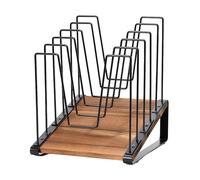 Inclined Desk Organizer, Paper Document Storage, Space Saver Clutter Control, Lightweight Office File Mail Holder for Students Teachers Home School Desktop, 27.4x20x19.6cm